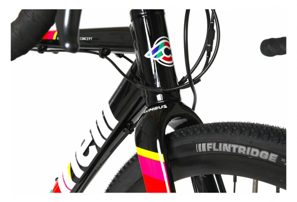 Gravel Bike Cinelli Zydeco Lala Shimano Sora 9V 700 Mm Noir Noir / Multi-couleur 5 Gravel Bike Cinelli Zydeco Lala Shimano Sora 9V 700 Mm Noir Noir / Multi-couleur – Image 3