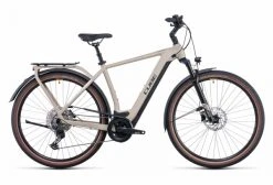Vélo De Ville Électrique Cube Kathmandu Hybrid Pro 625 Shimano Deore 11V 625 Wh 700 Mm Beige Desert 2022