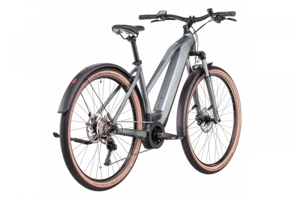 VTC Électrique Cube Nuride Hybrid Pro 625 Allroad Trapeze Shimano Deore 10V 625 Wh 29'' Vert Silver 2022 8 VTC Électrique Cube Nuride Hybrid Pro 625 Allroad Trapeze Shimano Deore 10V 625 Wh 29'' Vert Silver 2022 – Image 6