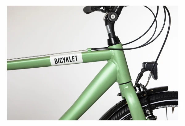 Vélo De Ville Bicyklet George Shimano Acera/Tourney 8V 700 Mm Vert Wood 2022 5 Vélo De Ville Bicyklet George Shimano Acera/Tourney 8V 700 Mm Vert Wood 2022 – Image 3