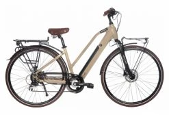 Vélo De Ville Électrique Bicyklet Camille Shimano Acera/Altus 8V 504 Wh 700 Mm Beige Ivoire