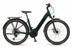 VTC Électrique Winora Yucatan 10 Shimano Deore 10V 630 Wh 700 Mm Vert Émeraude 2022