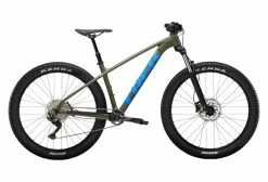 VTT Semi-Rigide Trek Roscoe 6 Shimano Deore 10V 27.5''Plus Vert Olive / Bleu 2022