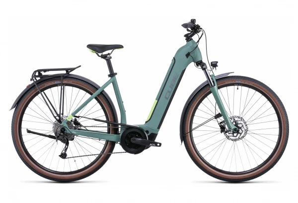 Vélo De Ville Électrique Cube Touring Hybrid One 625 Easy Entry Shimano Alivio 9V 625 Wh 700 Mm Vert Sharp 2022 3 Vélo De Ville Électrique Cube Touring Hybrid One 625 Easy Entry Shimano Alivio 9V 625 Wh 700 Mm Vert Sharp 2022