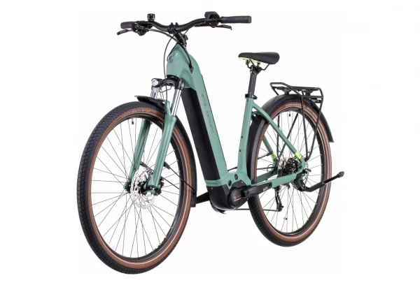 Vélo De Ville Électrique Cube Touring Hybrid One 625 Easy Entry Shimano Alivio 9V 625 Wh 700 Mm Vert Sharp 2022 5 Vélo De Ville Électrique Cube Touring Hybrid One 625 Easy Entry Shimano Alivio 9V 625 Wh 700 Mm Vert Sharp 2022 – Image 3