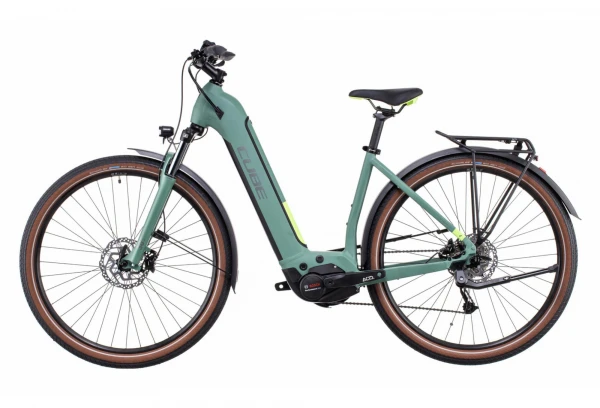 Vélo De Ville Électrique Cube Touring Hybrid One 625 Easy Entry Shimano Alivio 9V 625 Wh 700 Mm Vert Sharp 2022 6 Vélo De Ville Électrique Cube Touring Hybrid One 625 Easy Entry Shimano Alivio 9V 625 Wh 700 Mm Vert Sharp 2022 – Image 4