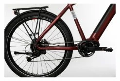 Vélo De Ville Électrique Bicyklet Raymond Shimano Acera 9V 504 Wh 27.5'' Rouge Bordeaux -Vélo Soldes unnamed file 175