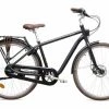 Vélo De Ville Elops 900 HF Shimano Nexus 7V 700 Mm Gris Foncé / Noir 2021 Gris / Noir