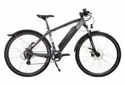 VTC Électrique Bicyklet Joseph Shimano Altus 7V 417 Wh 700 Mm Noir Gris