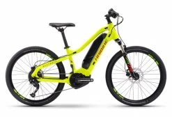 VTT Électrique Enfant Haibike AllTrack Kids Shimano Altus 9V 400 Wh 24'' Jaune Lime 2022 9 - 12 Ans