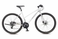 Vélo De Ville Femme Monty Indie Shimano Altus 7V 700 Mm Blanc 2022