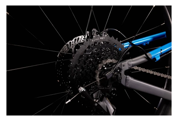 VTT Semi-Rigide Enfant Cube Acid 240 Disc Microshift Advent 9V 24'' Bleu Gris Actionteam 2022 8 - 12 Ans 12 VTT Semi-Rigide Enfant Cube Acid 240 Disc Microshift Advent 9V 24'' Bleu Gris Actionteam 2022 8 - 12 Ans – Image 10