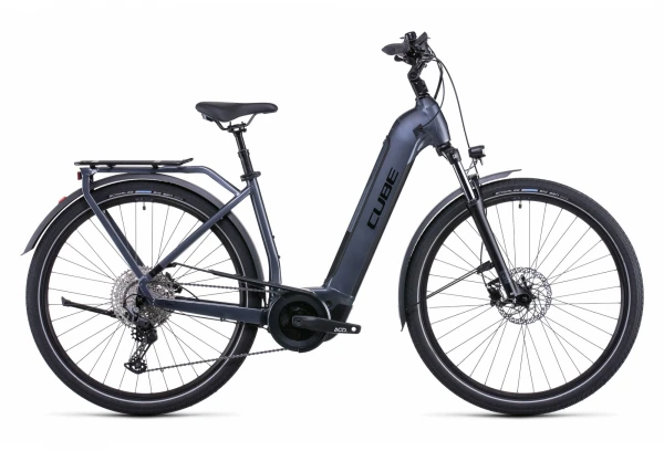 Vélo De Ville Électrique Cube Touring Hybrid Pro 500 Easy Entry Shimano Deore 11V 500 Wh 700 Mm Gris Metallic 2022 3 Vélo De Ville Électrique Cube Touring Hybrid Pro 500 Easy Entry Shimano Deore 11V 500 Wh 700 Mm Gris Metallic 2022