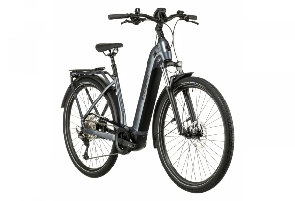 Vélo De Ville Électrique Cube Touring Hybrid Pro 500 Easy Entry Shimano Deore 11V 500 Wh 700 Mm Gris Metallic 2022 4 Vélo De Ville Électrique Cube Touring Hybrid Pro 500 Easy Entry Shimano Deore 11V 500 Wh 700 Mm Gris Metallic 2022 – Image 2