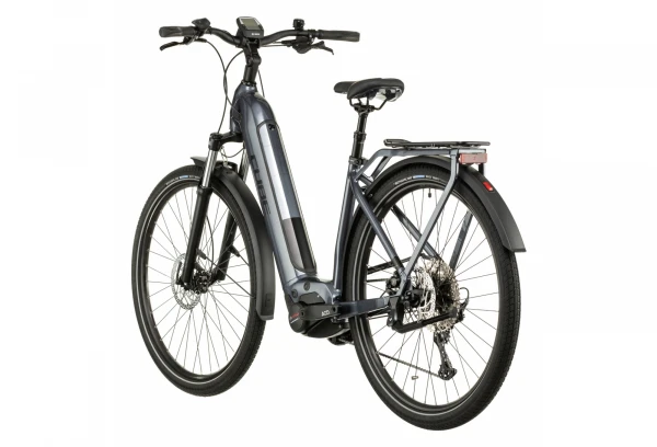 Vélo De Ville Électrique Cube Touring Hybrid Pro 500 Easy Entry Shimano Deore 11V 500 Wh 700 Mm Gris Metallic 2022 7 Vélo De Ville Électrique Cube Touring Hybrid Pro 500 Easy Entry Shimano Deore 11V 500 Wh 700 Mm Gris Metallic 2022 – Image 5