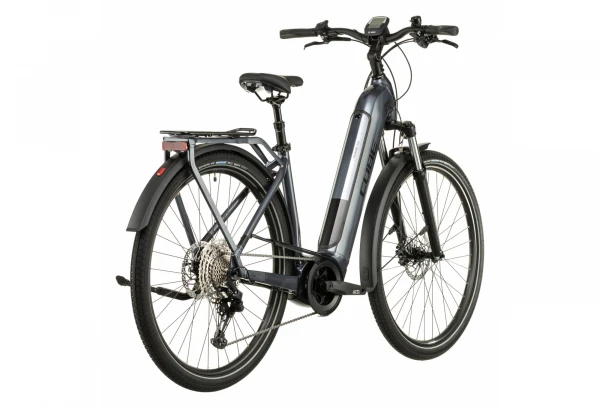 Vélo De Ville Électrique Cube Touring Hybrid Pro 500 Easy Entry Shimano Deore 11V 500 Wh 700 Mm Gris Metallic 2022 8 Vélo De Ville Électrique Cube Touring Hybrid Pro 500 Easy Entry Shimano Deore 11V 500 Wh 700 Mm Gris Metallic 2022 – Image 6