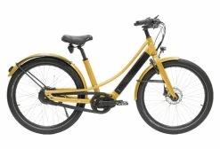 Vélo De Ville Électrique Reine Bike Cadre Bas Connecté Enviolo City CT 504Wh 26'' Or 2022