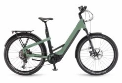 VTC Électrique Winora Yakun 12 Lowstep Shimano Deore 12V 750 Wh 27.5'' Vert Defender 2022