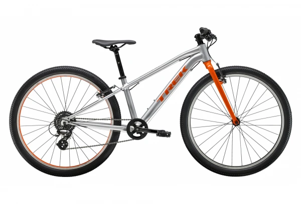 VTT Enfant 2019 Trek Wahoo 26'' Shimano Acera / Altus 8V Argent / Orange 5 VTT Enfant 2019 Trek Wahoo 26'' Shimano Acera / Altus 8V Argent / Orange – Image 3