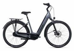 Vélo De Ville Électrique Cube Supreme RT Hybrid Pro 625 Easy Entry Shimano Nexus 8V 625 Wh 700 Mm Gris Flash 2022