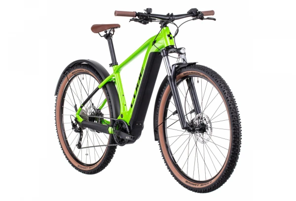 VTT Électrique Semi-Rigide Cube Reaction Hybrid Performance 500 Allroad Shimano Alivio 9V 500 Wh 29'' Vert Shiny Apple 2022 Argent 4 VTT Électrique Semi-Rigide Cube Reaction Hybrid Performance 500 Allroad Shimano Alivio 9V 500 Wh 29'' Vert Shiny Apple 2022 Argent – Image 2