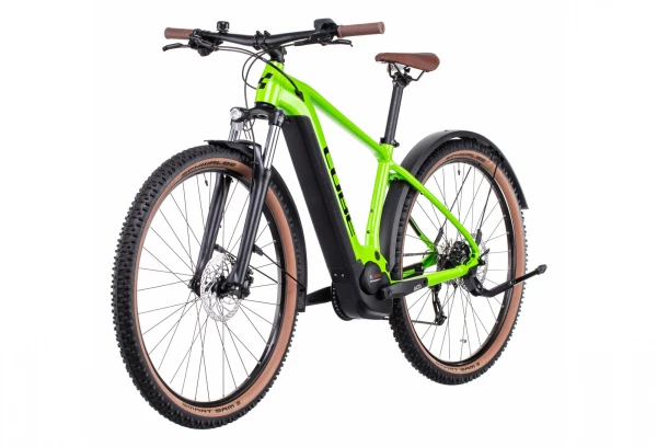 VTT Électrique Semi-Rigide Cube Reaction Hybrid Performance 500 Allroad Shimano Alivio 9V 500 Wh 29'' Vert Shiny Apple 2022 Argent 5 VTT Électrique Semi-Rigide Cube Reaction Hybrid Performance 500 Allroad Shimano Alivio 9V 500 Wh 29'' Vert Shiny Apple 2022 Argent – Image 3