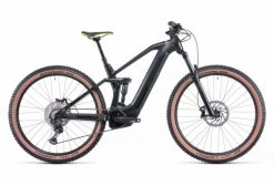 VTT Électrique Tout-Suspendu Cube Stereo Hybrid 140 HPC Race 625 Shimano Deore/XT 12V 625 Wh 27.5'' Gris 2022
