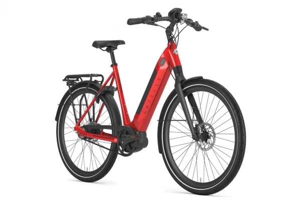Vélo De Ville Électrique Gazelle Ultimate C8+ HMB Belt Shimano Nexus 8V 500 Wh 700 Mm Rouge 2022 4 Vélo De Ville Électrique Gazelle Ultimate C8+ HMB Belt Shimano Nexus 8V 500 Wh 700 Mm Rouge 2022 – Image 2
