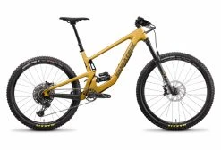 VTT Tout-Suspendu Santa Cruz Bronson R Sram NX Eagle 12V 29''/27.5'' (MX) Vert Moss 2022 Jaune / Or -Vélo Soldes unnamed file 3911