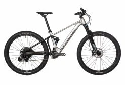 VTT Électrique Tout-Suspendu Enfant Mondraker F-Play SPE 26 Sram SX 12V 250 Wh 26'' Gris Clair / Noir 2022