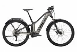 VTC Électrique Tout-Suspendu Trek Powerfly FS 4 Shimano Deore 10V 625 Wh 27.5'' Gris / Noir 2023