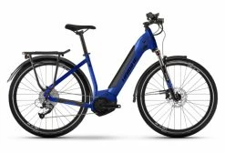 VTC Électrique Haibike Trekking 4 Low Shimano Alivio/Altus 9V 500 Wh 27.5'' Bleu 2022