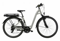 Vélo De Ville Électrique Bicyklet Louison Shimano Tourney 6V 400 Wh 700 Mm Gris