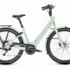 Moustache Bikes Vélo De Ville Électrique Moustache Lundi 27.1 Shimano Deore 10V 400 Wh 27.5'' Vert Pastel 2021