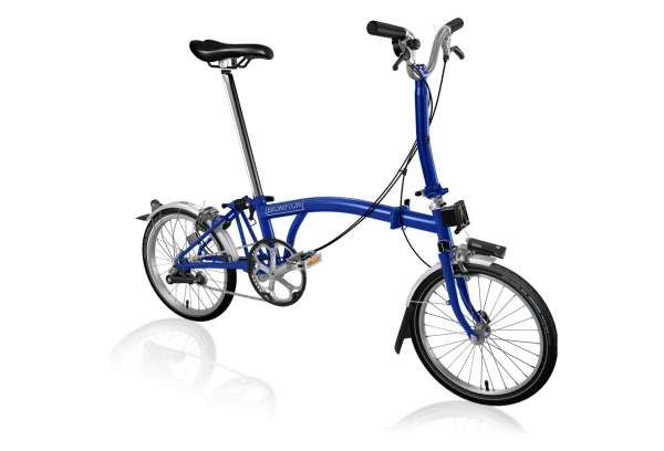 Vélo Pliant Brompton M3L 16'' 3V Bleu Pétrole 4 Vélo Pliant Brompton M3L 16'' 3V Bleu Pétrole – Image 2