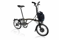 Vélo Pliant Électrique Brompton H6L 6V 16'' 300 Wh Noir