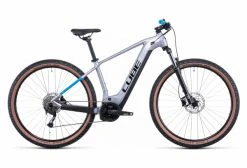 VTT Électrique Semi-Rigide Cube Reaction Hybrid Performance 625 Shimano Alivio 9V 625 Wh 29'' Argent Polar 2022