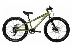 VTT Enfant Scamp Highfox MicroSHIFT Mezzo 8V 24'' Vert Kaki 2022 Jaune / Marron -Vélo Soldes unnamed file 4959