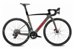 Vélo De Route BH Aerolight 6.0 Sram Rival ETap AXS 12V 700 Mm Gris / Rouge 2022