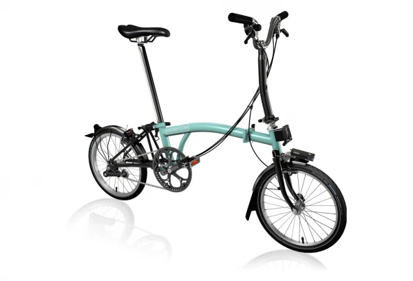 Vélo Pliant Brompton M6L 6V 16'' Bleu Pétrole 4 Vélo Pliant Brompton M6L 6V 16'' Bleu Pétrole – Image 2