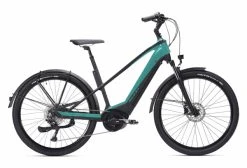 Vélo De Ville Électrique Sunn Urb Sleek Woman Shimano Altus 9V 400 Wh 650b Noir / Turquoise 2022