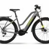 VTC Électrique Haibike Trekking 6 Mid Shimano Deore 10V I630Wh 27.5'' Gris / Jaune Mat 2022