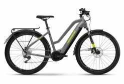 VTC Électrique Haibike Trekking 6 Mid Shimano Deore 10V I630Wh 27.5'' Gris / Jaune Mat 2022