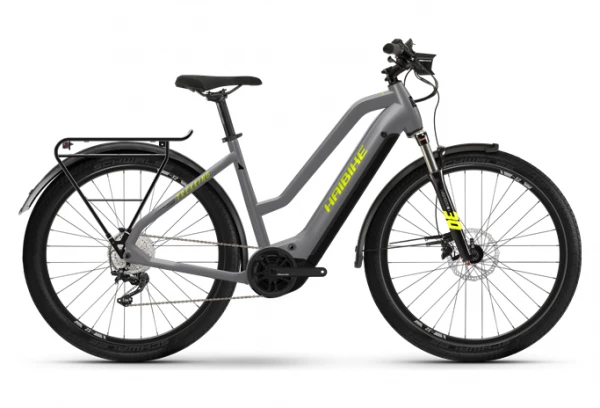 VTC Électrique Haibike Trekking 6 Mid Shimano Deore 10V I630Wh 27.5'' Gris / Jaune Mat 2022 3 VTC Électrique Haibike Trekking 6 Mid Shimano Deore 10V I630Wh 27.5'' Gris / Jaune Mat 2022