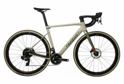 Vélo De Route Wilier Triestina Rave SLR Sram Force ETap AXS 12V 700 Mm Beige Sand Vert 2022