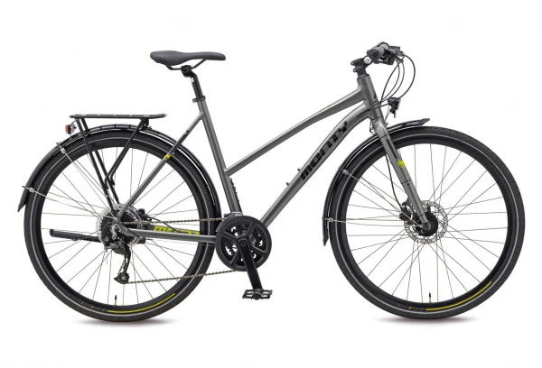 Vélo De Ville Monty Rock Shimano Altus 9V 700 Mm Argent / Orange 2022 4 Vélo De Ville Monty Rock Shimano Altus 9V 700 Mm Argent / Orange 2022 – Image 2