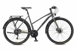 Vélo De Ville Monty Rock Shimano Altus 9V 700 Mm Argent / Jaune 2022