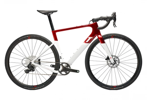 Gravel Bike 3T Exploro Race Campagnolo Ekar 13V 700 Mm Rouge Blanc 2022 3 Gravel Bike 3T Exploro Race Campagnolo Ekar 13V 700 Mm Rouge Blanc 2022
