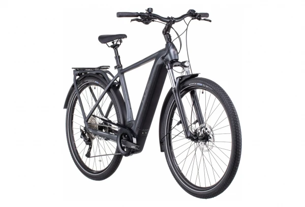 Vélo De Ville Électrique Cube Kathmandu Hybrid One 500 Shimano Deore 10V 500 Wh 700 Mm Gris Teak 2022 4 Vélo De Ville Électrique Cube Kathmandu Hybrid One 500 Shimano Deore 10V 500 Wh 700 Mm Gris Teak 2022 – Image 2