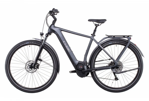 Vélo De Ville Électrique Cube Kathmandu Hybrid One 500 Shimano Deore 10V 500 Wh 700 Mm Gris Teak 2022 6 Vélo De Ville Électrique Cube Kathmandu Hybrid One 500 Shimano Deore 10V 500 Wh 700 Mm Gris Teak 2022 – Image 4